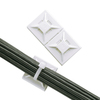 4-Way Adhesive Backed Cable Tie Mount ABMM-A-C